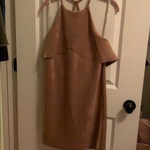 Brand new with tags suede camel dress size M